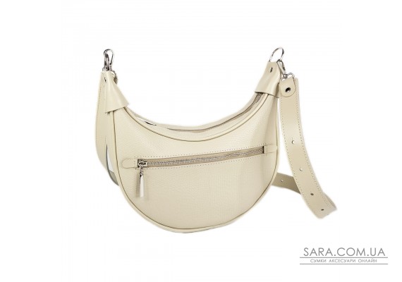 Сумка женская "Селена" натуральная кожа , слоновая кость с тиснением под рептилию Сумка женская "Селена" натуральная кожа , слоновая кость с тиснением под рептилию