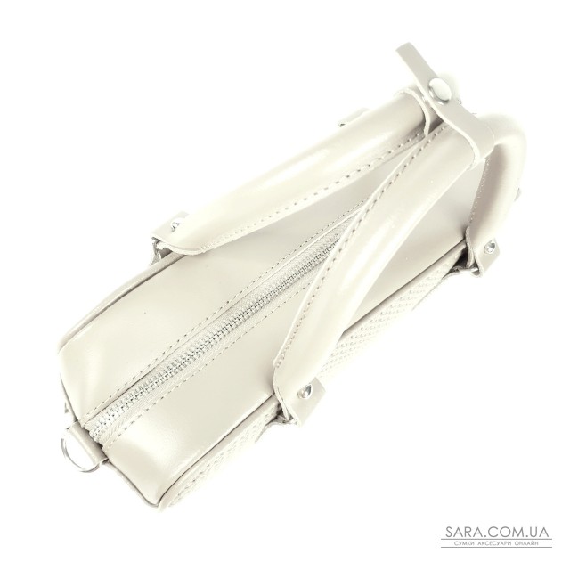 Сумка женская "Бриджит" натуральная кожа, цвет слоновая кость ,тиснение плетенка Сумка женская "Бриджит" натуральная кожа, цвет слоновая кость ,тиснение плетенка