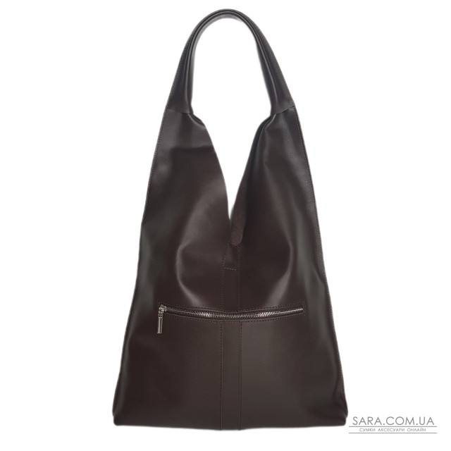 Сумка женская "Линда" натуральная кожа, коричевая (шоколад)  гладкая Сумка женская "Линда" натуральная кожа, коричевая (шоколад)  гладкая