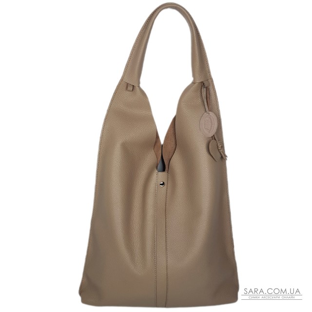 Сумка женская "Линда" натуральная кожа, латте  флотарь Сумка женская "Линда" натуральная кожа, латте  флотарь