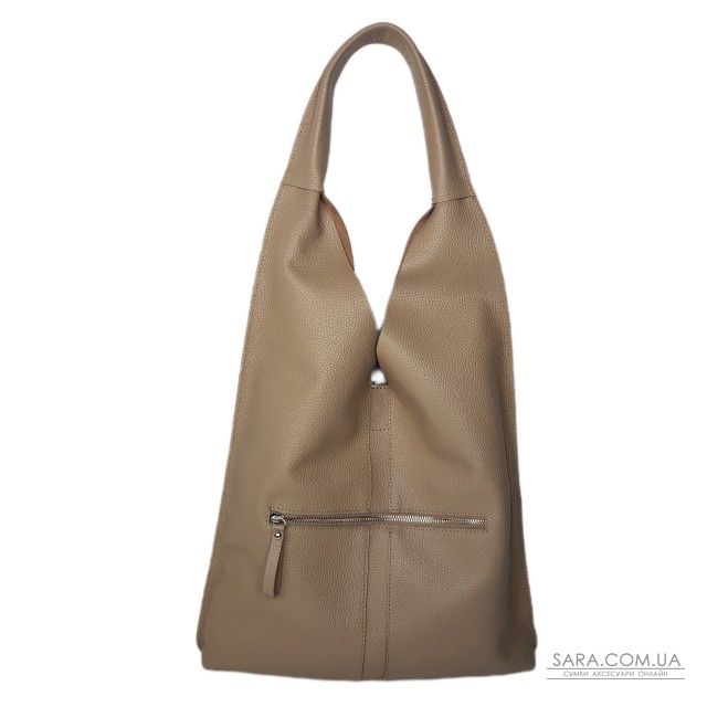 Сумка женская "Линда" натуральная кожа, латте  флотарь Сумка женская "Линда" натуральная кожа, латте  флотарь