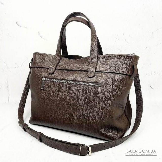 Сумка женская "Хлоя-плюс" натуральная кожа, коричневая (шоколад) флотарь/замш Сумка женская "Хлоя-плюс" натуральная кожа, коричневая (шоколад) флотарь/замш