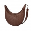 Сумка женская "Селена" натуральная кожа , коричневая (карамель) венетто