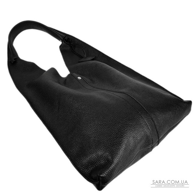 Сумка женская "Линда" натуральная кожа, черный  флотарь Сумка женская "Линда" натуральная кожа, черный  флотарь