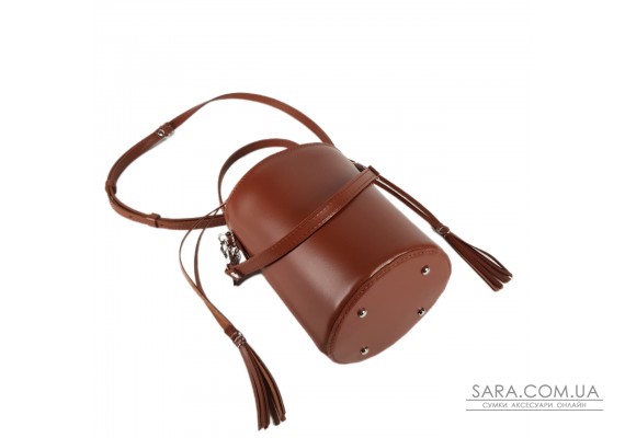 Сумка жіноча "Моніка" натуральна шкіра, колір гончарна глина матова