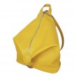 Рюкзак женский "Парис" натуральная кожа, желтый флотар