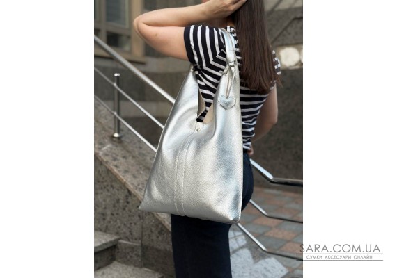 Сумка женская "Линда" натуральная кожа, серебрянный флотарь Сумка женская "Линда" натуральная кожа, серебрянный флотарь