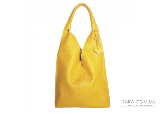 Сумка женская "Линда" натуральная кожа, желтая  флотарь Сумка женская "Линда" натуральная кожа, желтая  флотарь