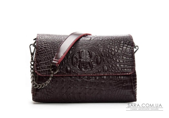 Сумка Шкіряна Жіноча Класична ALEX RAI J009-2 bordo