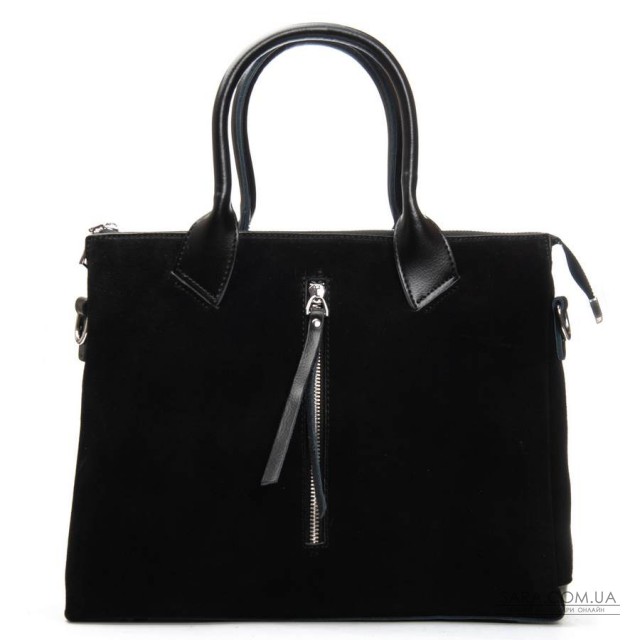 Сумка Женская Классическая замш ALEX RAI 1561 black Сумка Женская Классическая замш ALEX RAI 1561 black
