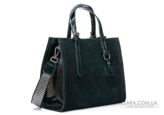 Сумка Женская Классическая замш ALEX RAI 8800-1 green Сумка Женская Классическая замш ALEX RAI 8800-1 green