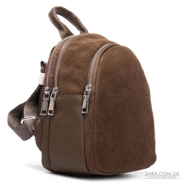 Сумка Жіноча Рюкзак замш ALEX RAI 2058 khaki Сумка Жіноча Рюкзак замш ALEX RAI 2058 khaki