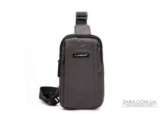 Сумка Чоловіча на плече нейлон Lanpad 6043 gray