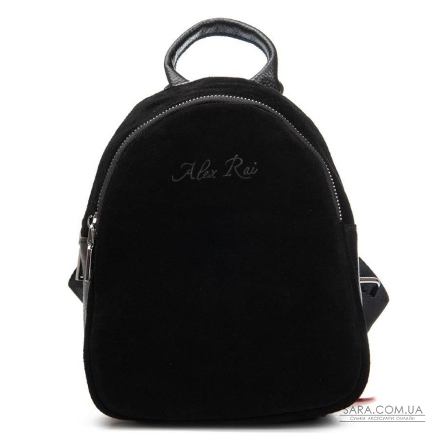Сумка Жіноча Рюкзак замш ALEX RAI 2058 black Сумка Жіноча Рюкзак замш ALEX RAI 2058 black