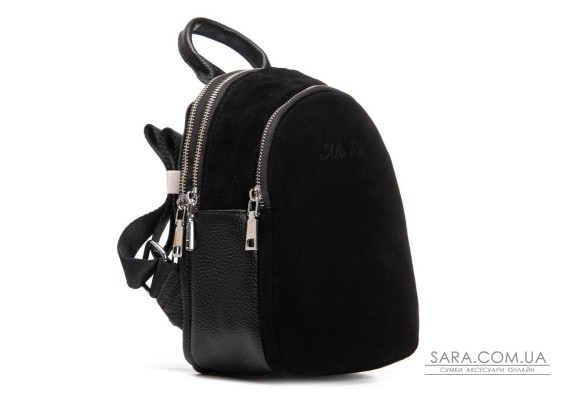 Сумка Жіноча Рюкзак замш ALEX RAI 2058 black Сумка Жіноча Рюкзак замш ALEX RAI 2058 black