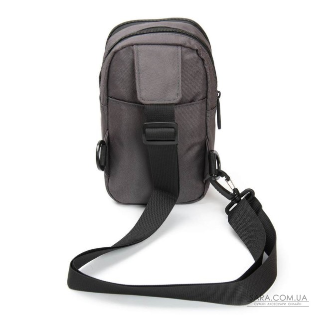 Сумка Чоловіча на плече нейлон Lanpad 6043 gray Сумка Чоловіча на плече нейлон Lanpad 6043 gray