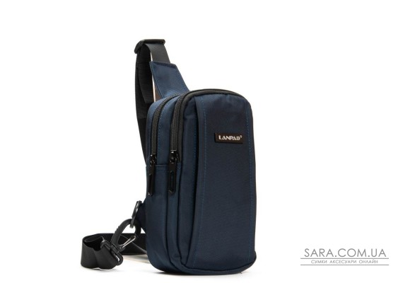 Сумка Чоловіча на плече нейлон Lanpad 6043 blue