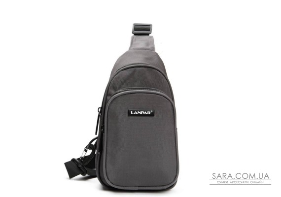 Сумка Чоловіча на плече нейлон Lanpad 63744 gray