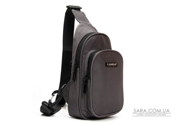 Сумка Чоловіча на плече нейлон Lanpad 63744 gray