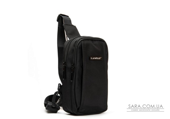 Сумка Чоловіча на плече нейлон Lanpad 6043 black