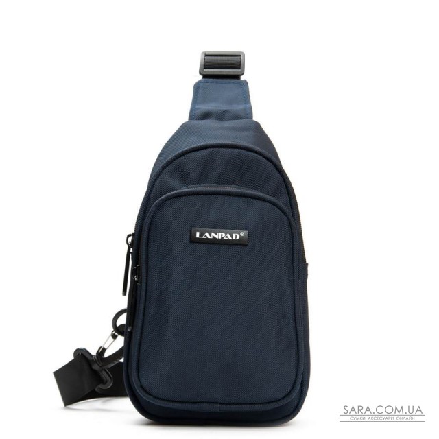 Сумка Чоловіча на плече нейлон Lanpad 63744 blue Сумка Чоловіча на плече нейлон Lanpad 63744 blue