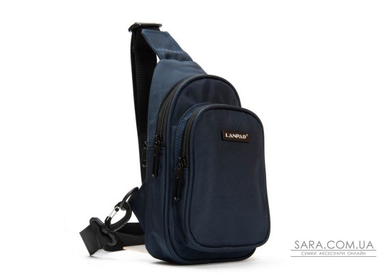 Сумка Чоловіча на плече нейлон Lanpad 63744 blue