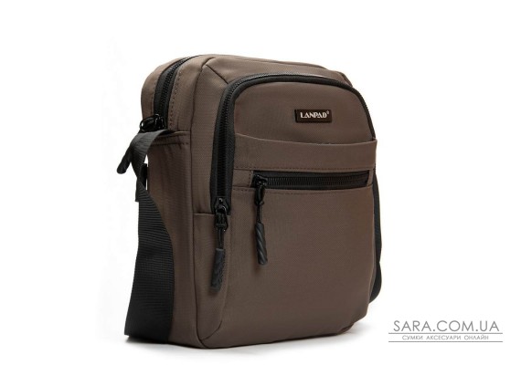 Сумка Чоловіча Планшет нейлон Lanpad 65370 brown бол