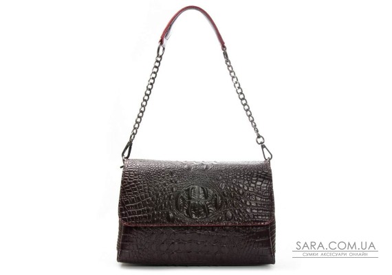 Сумка Шкіряна Жіноча Класична ALEX RAI J009-2 bordo