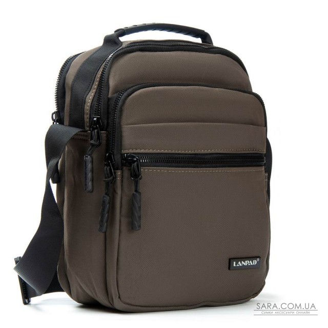 Сумка Чоловіча Планшет нейлон Lanpad 82091 brown бол Сумка Чоловіча Планшет нейлон Lanpad 82091 brown бол