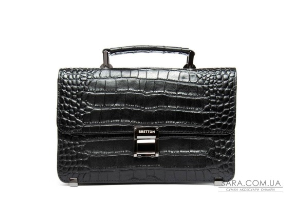 Сумка Чоловіча Барсетка шкіра BRETTON 5271-Q5 black