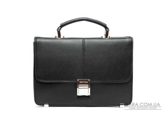 Сумка Чоловіча Барсетка шкіра BRETTON 9505-8 black