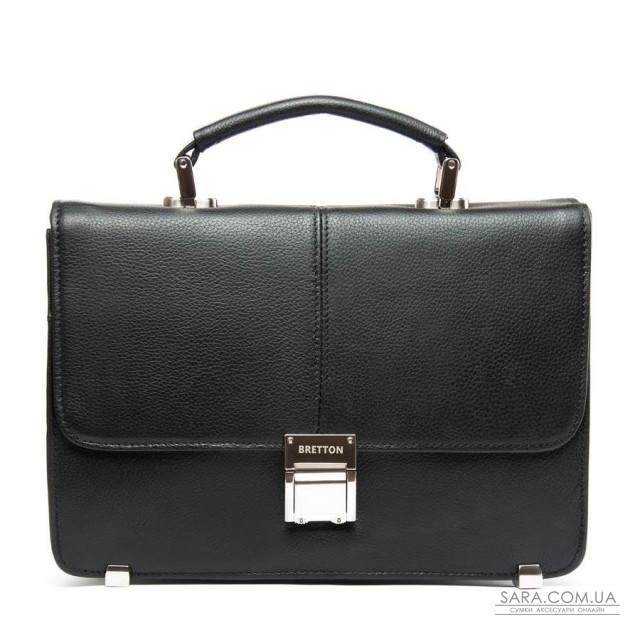 Сумка Чоловіча Барсетка шкіра BRETTON 9505-8 black Сумка Чоловіча Барсетка шкіра BRETTON 9505-8 black