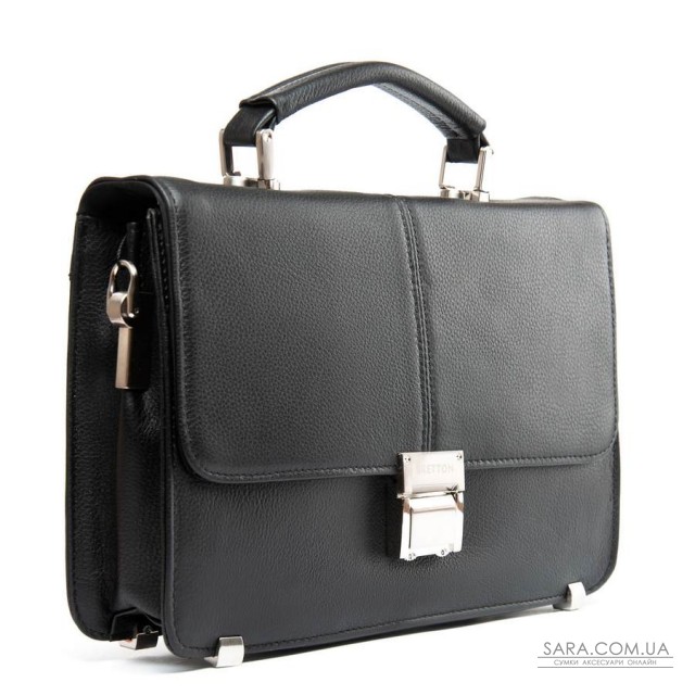 Сумка Чоловіча Барсетка шкіра BRETTON 9505-8 black Сумка Чоловіча Барсетка шкіра BRETTON 9505-8 black