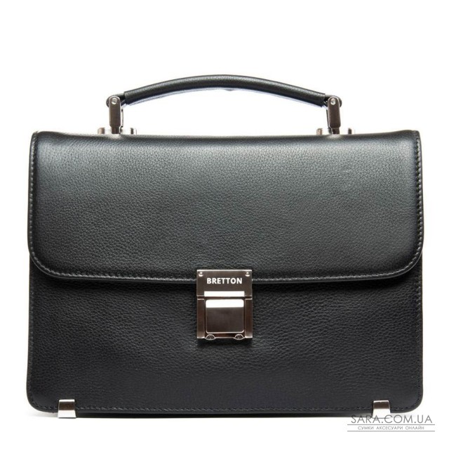 Сумка Чоловіча Барсетка шкіра BRETTON 4006-8 black Сумка Чоловіча Барсетка шкіра BRETTON 4006-8 black