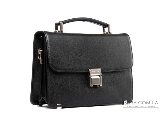Сумка Чоловіча Барсетка шкіра BRETTON 4006-8 black