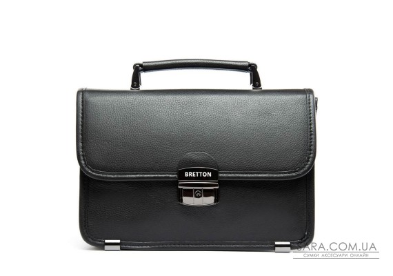 Сумка Чоловіча Барсетка шкіра BRETTON 3787-8 black