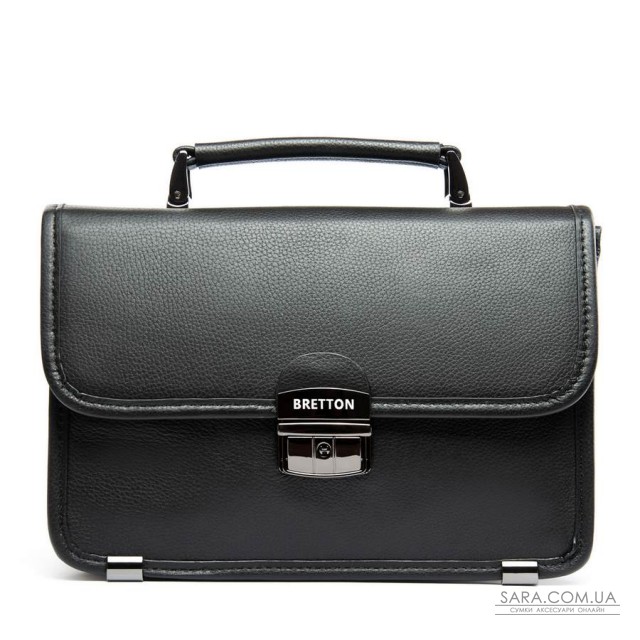 Сумка Чоловіча Барсетка шкіра BRETTON 3787-8 black Сумка Чоловіча Барсетка шкіра BRETTON 3787-8 black