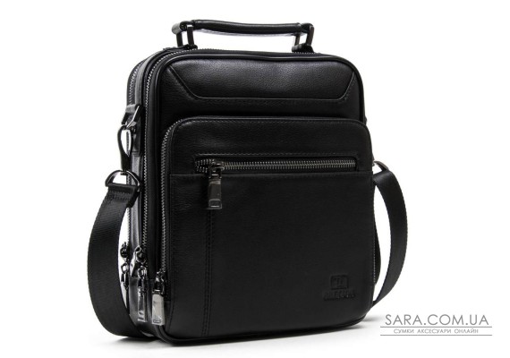 Сумка Шкіряна Чоловіча Планшет BRETTON 9366-3 black