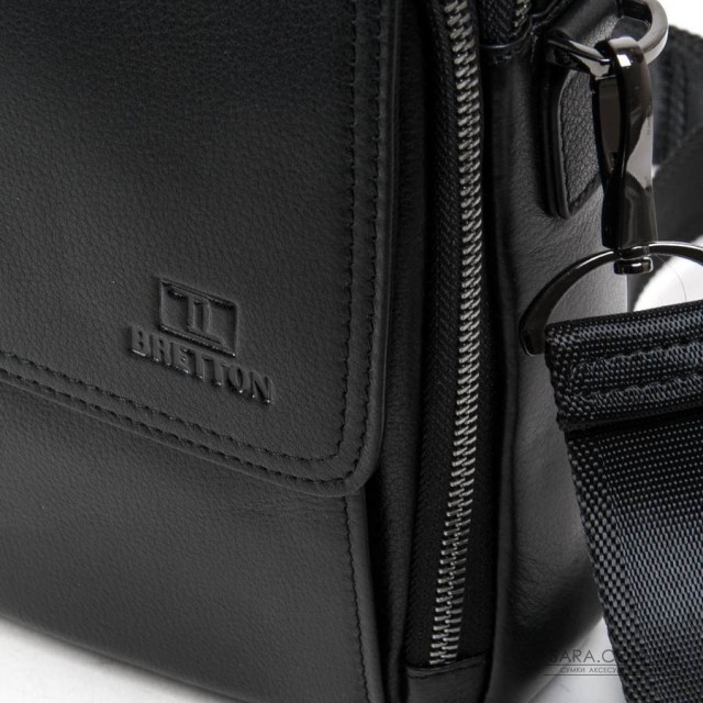 Сумка Шкіряна Чоловіча Планшет BRETTON 9357-2 black Сумка Шкіряна Чоловіча Планшет BRETTON 9357-2 black