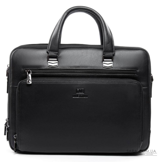 Сумка Чоловіча Портфель шкіра BRETTON 3492-1A black Сумка Чоловіча Портфель шкіра BRETTON 3492-1A black