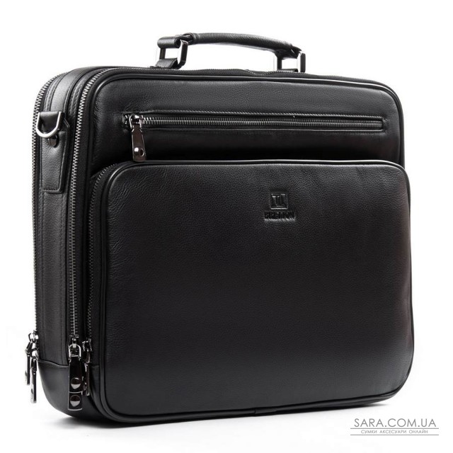 Сумка Чоловіча Портфель шкіра BRETTON 9221-1 black Сумка Чоловіча Портфель шкіра BRETTON 9221-1 black
