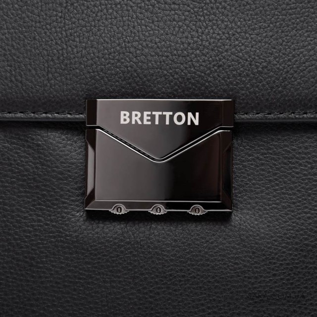 Сумка Чоловіча Портфель шкіра BRETTON 1716-1 black Сумка Чоловіча Портфель шкіра BRETTON 1716-1 black