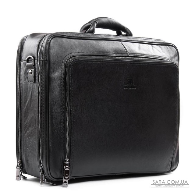 Сумка Чоловіча Дорожня шкіра BRETTON 9512-1 black Сумка Чоловіча Дорожня шкіра BRETTON 9512-1 black