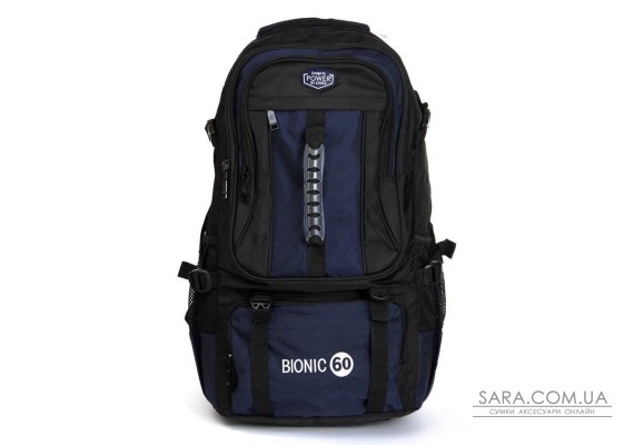Рюкзак Міський нейлон Power In Eavas 1085 black-blue Рюкзак Міський нейлон Power In Eavas 1085 black-blue