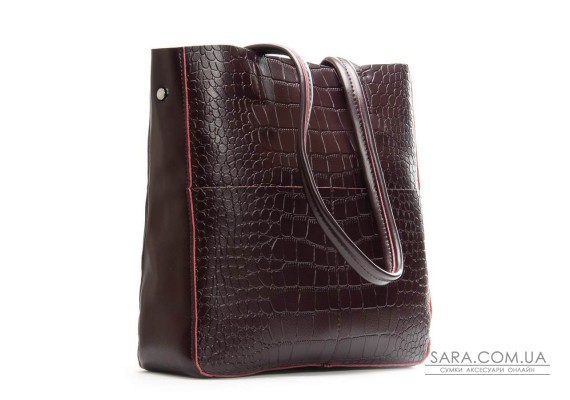 Сумка Женская Классическая кожа ALEX RAI 9384-1 bordo Сумка Женская Классическая кожа ALEX RAI 9384-1 bordo