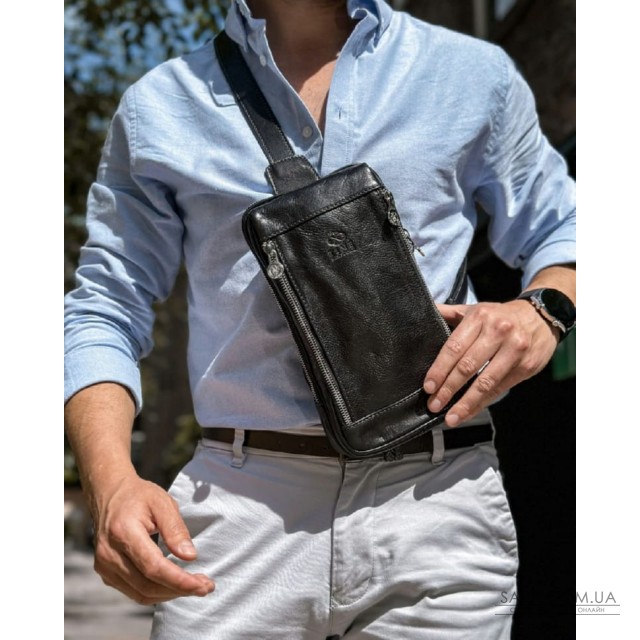 Сумка нагрудная, слинг, рюкзак на одно плечо - Kim - черная Time Resistance 5221701 Сумка нагрудная, слинг, рюкзак на одно плечо - Kim - черная Time Resistance 5221701