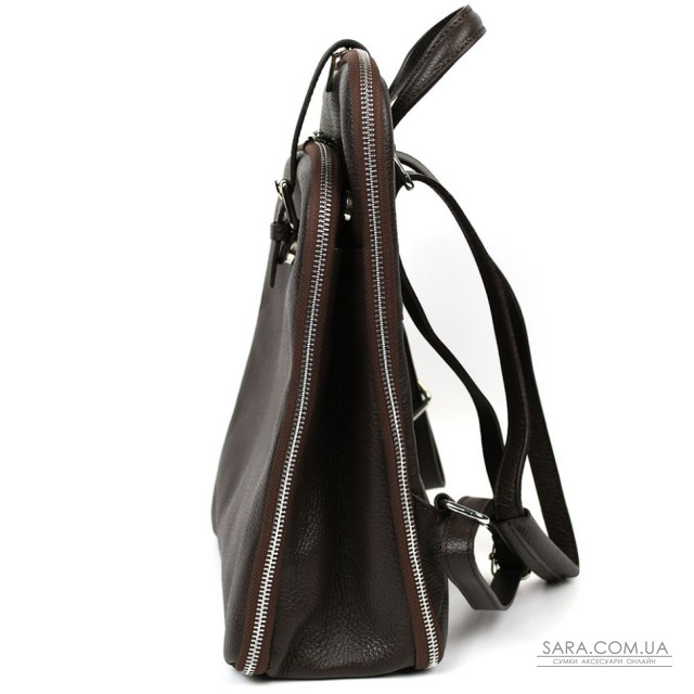 Кожаный итальянский рюкзак Firenze HB03334C кофейный Кожаный итальянский рюкзак Firenze HB03334C кофейный