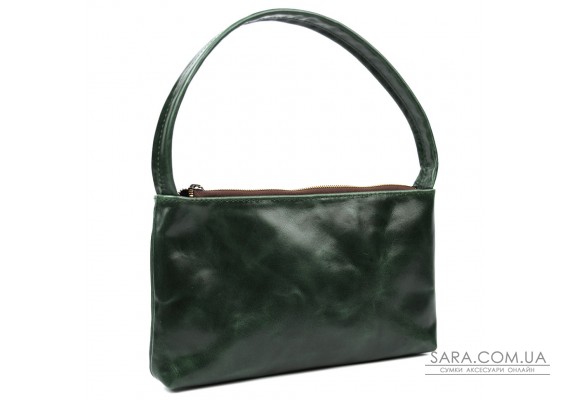 Шкіряна сумка хобо TARWA GE-hobo-4lx зелений алькор