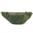 Зелена сумка бананка з кінської шкіри TARWA RE-3034-3md