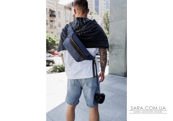 Сумка бананка для фотоапарата шкіра та канвас TARWA RCk-1313-4lx